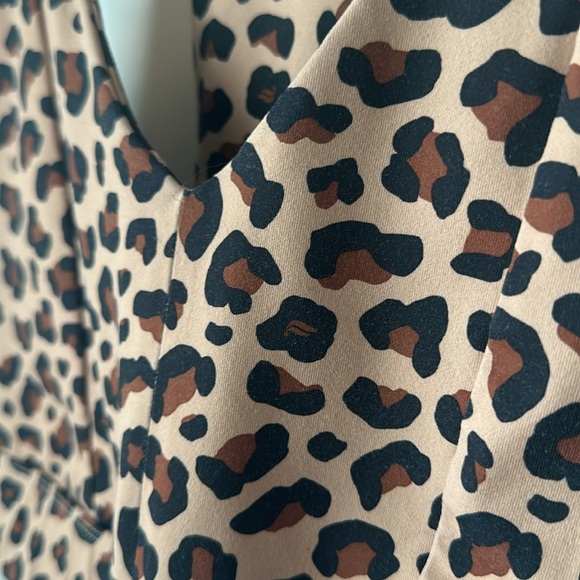 Fabletics Leopard Midi Sports Bra - Picture 2 of 5